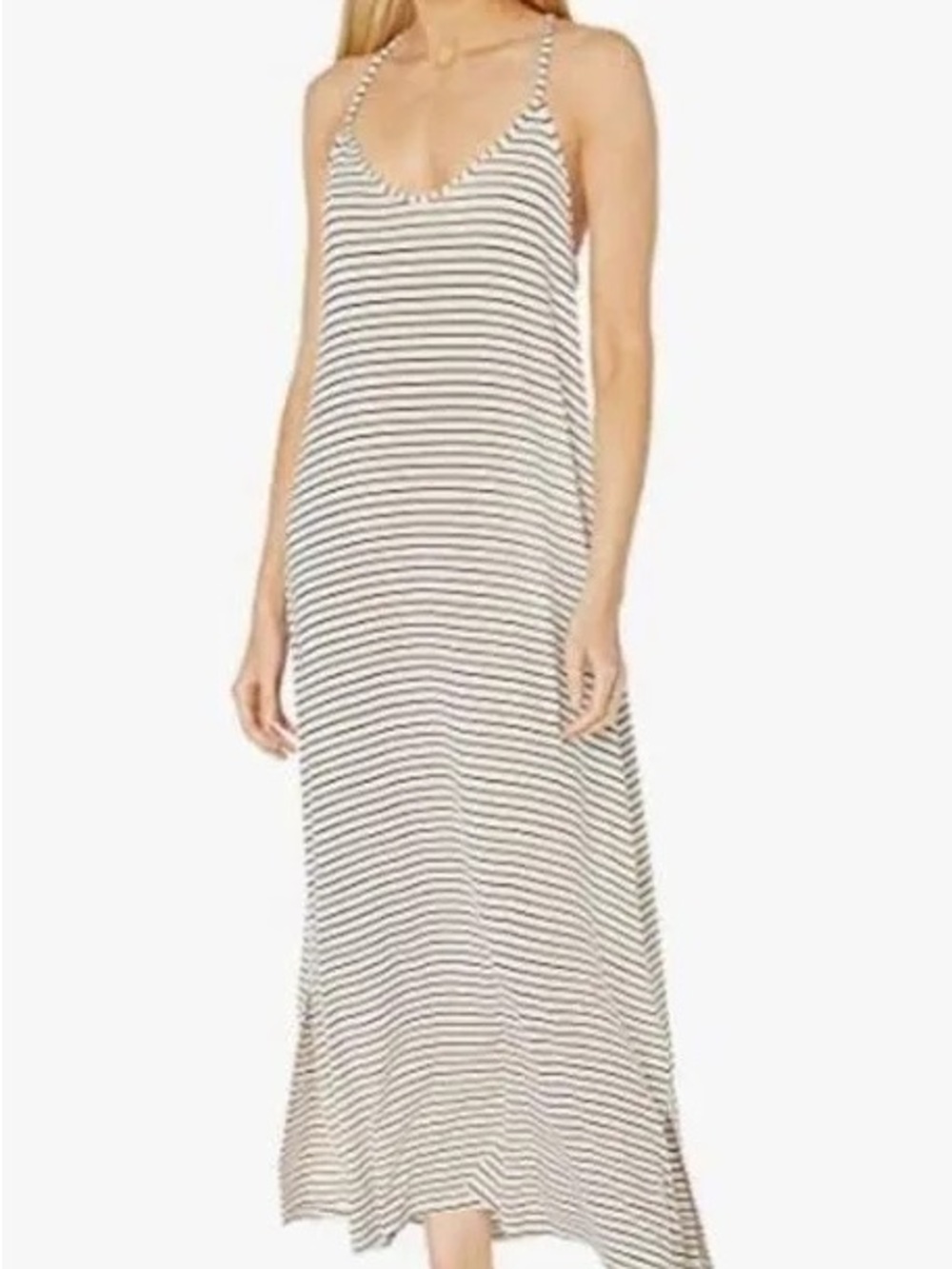 Eberjey Striped Maxi Dress
